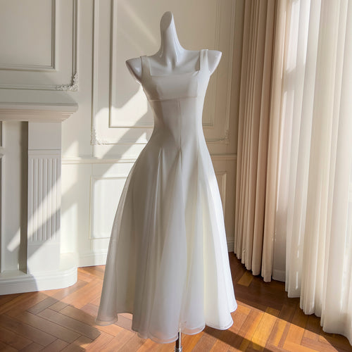 Evelisse Square-Neck Maxi Dress