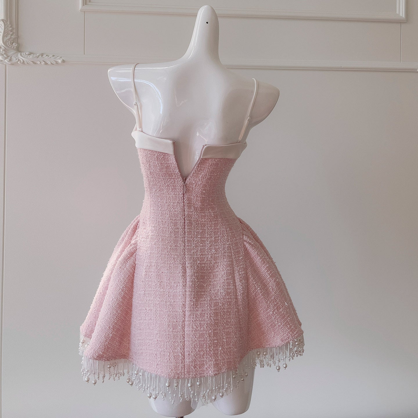 Bellarose Satin Bow Mini Dress