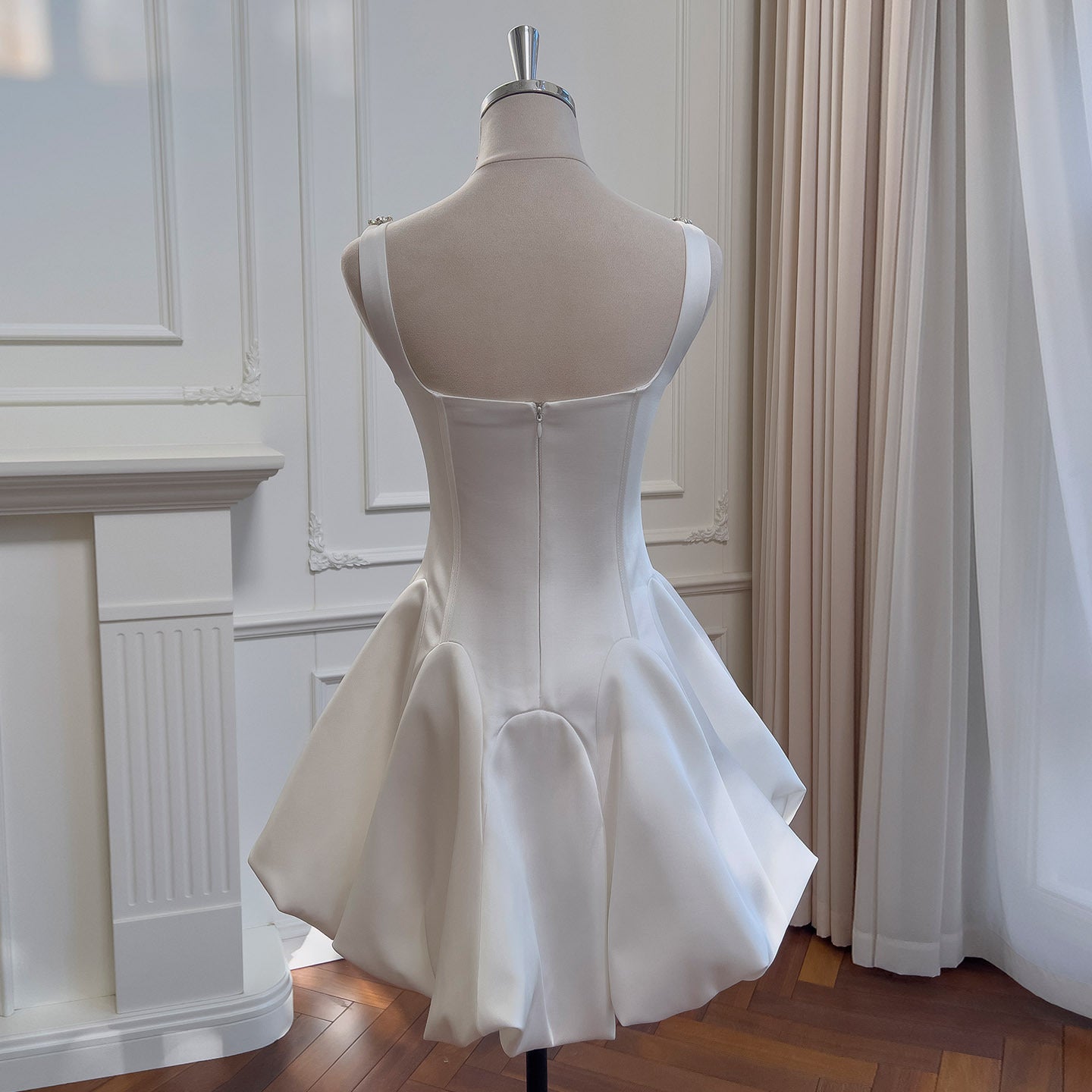 Diamora Satin Mini Dress