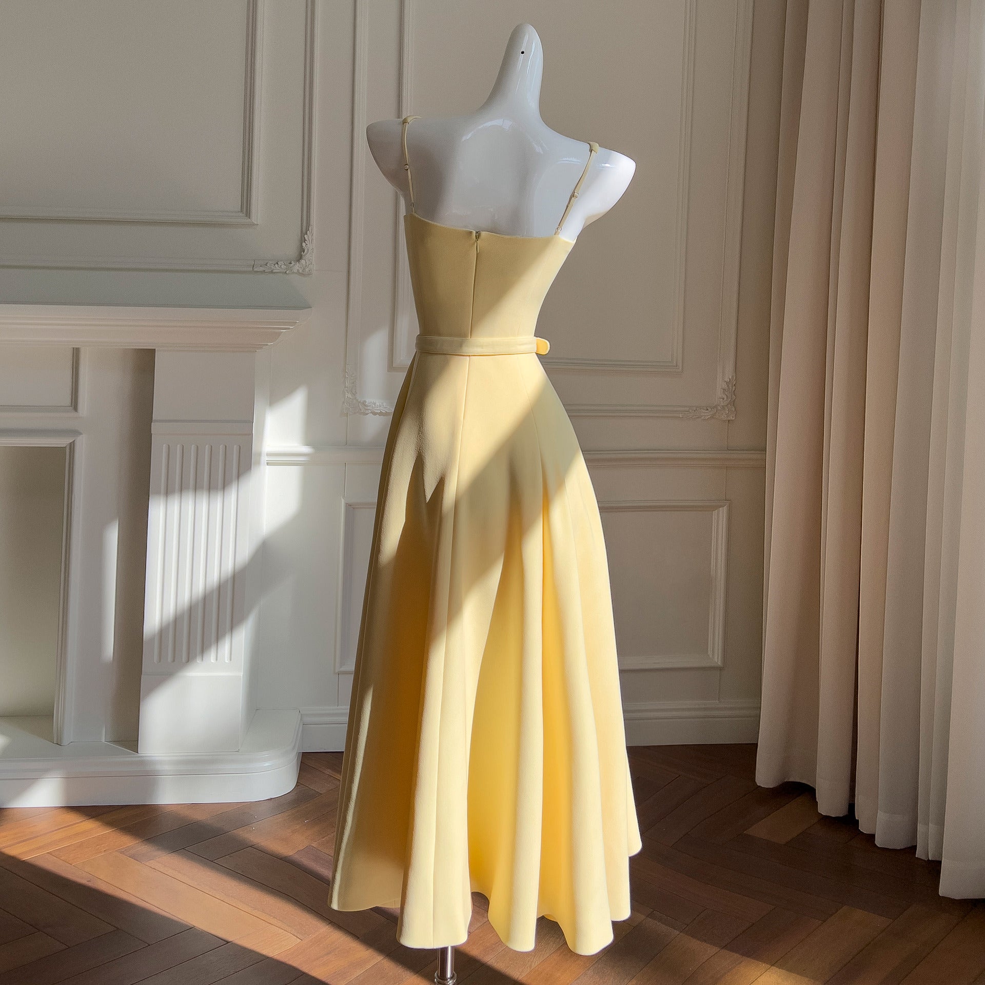 Aurielle Square-Neck Maxi Dress