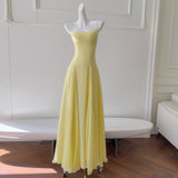 Soleane Heart-Neck Maxi Dress
