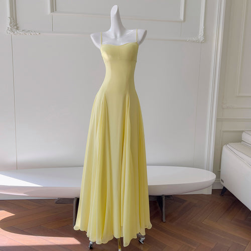 Soléane Heart-Neck Maxi Dress