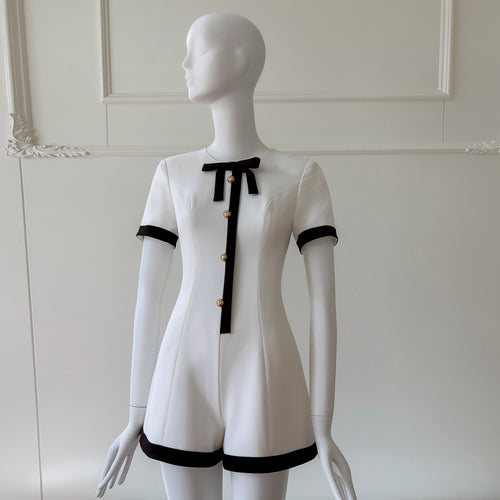 Éloise Bow Mini Dress