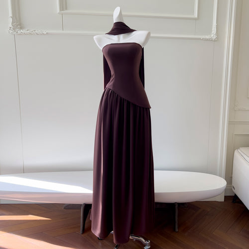 Mochélle One-Line Maxi Dress