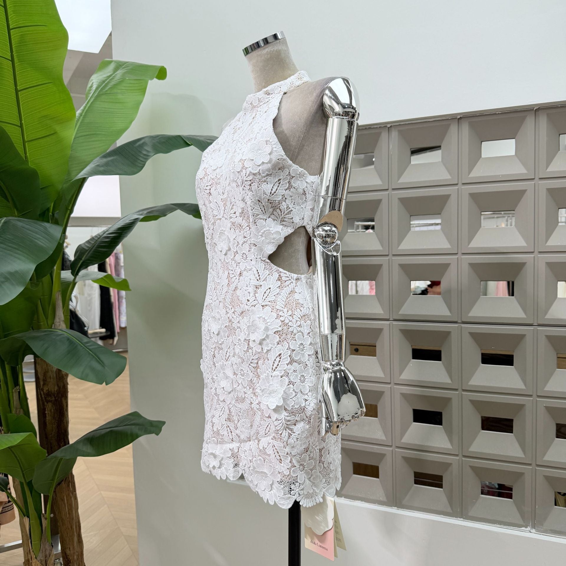 Flora Lace Mini Dress