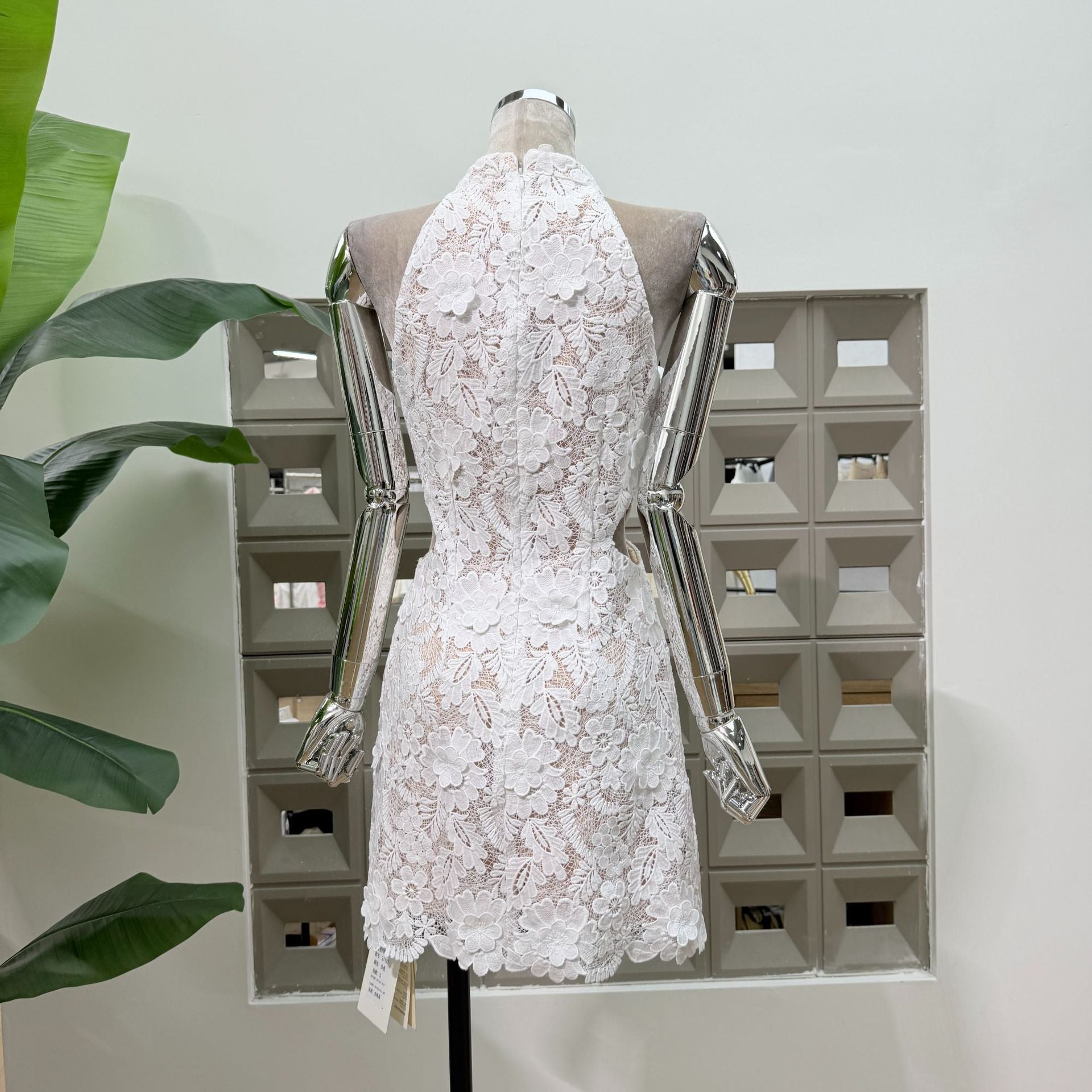 Flora Lace Mini Dress
