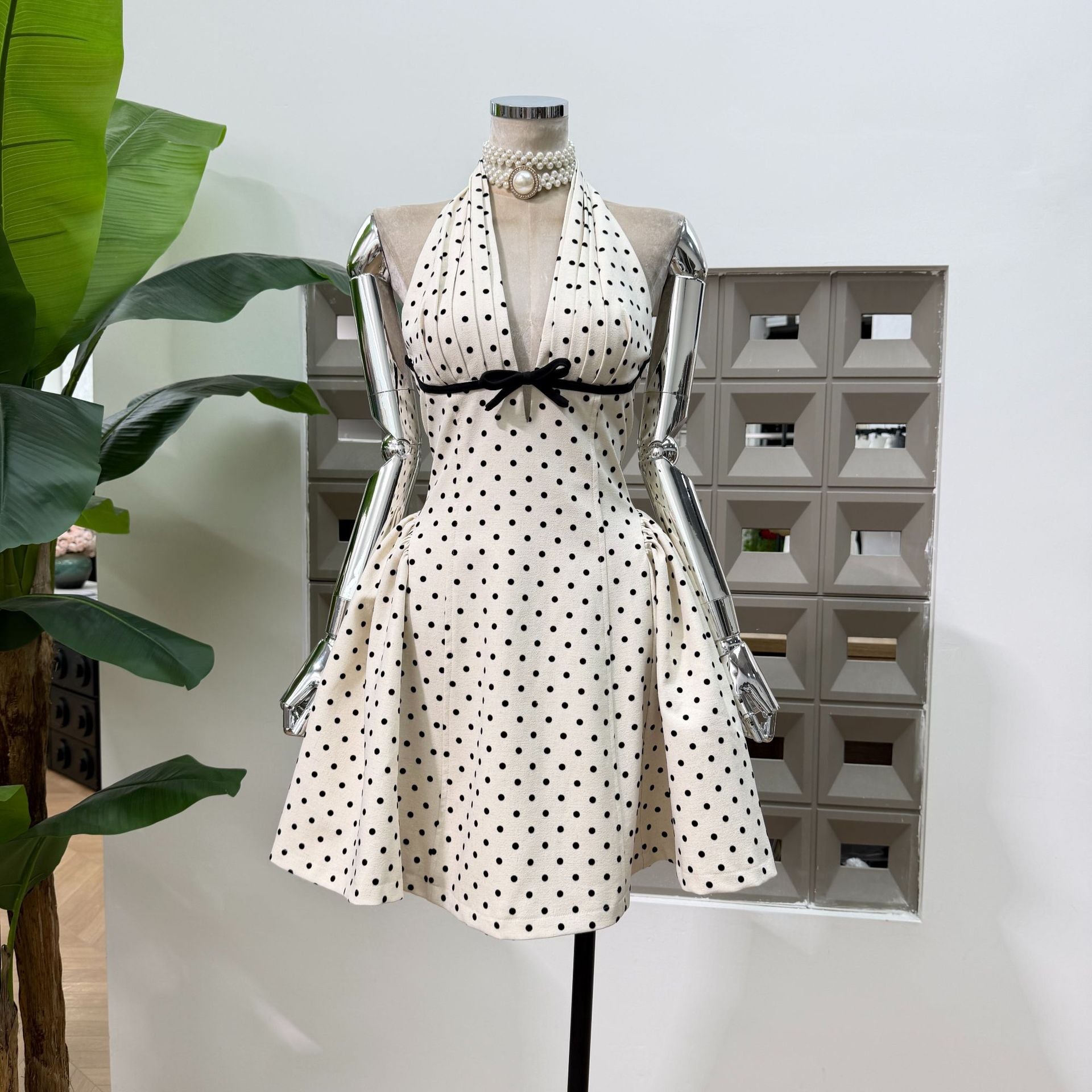 Daisy Polka Mini Dress