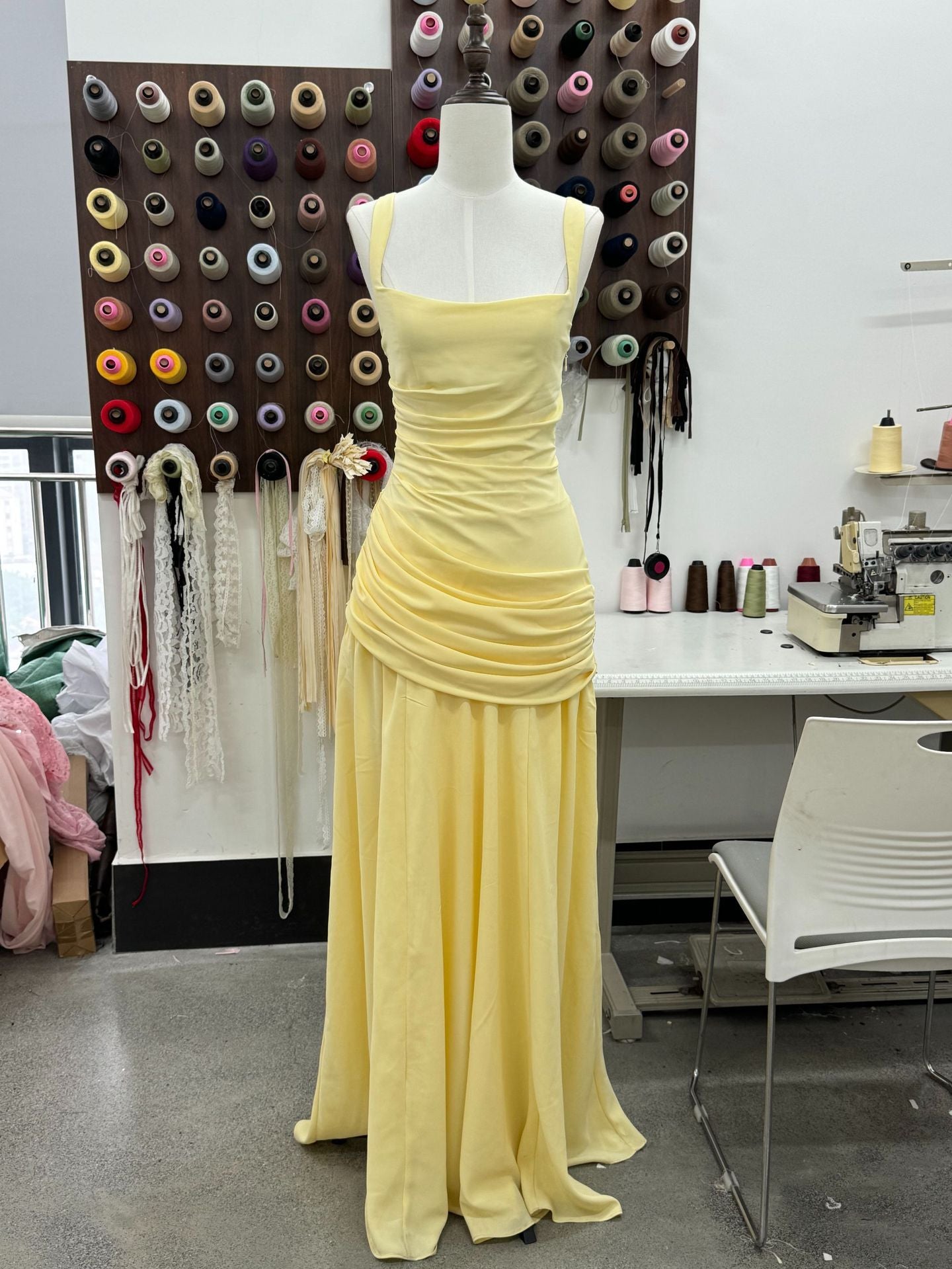 Liora Shirred Maxi Dress