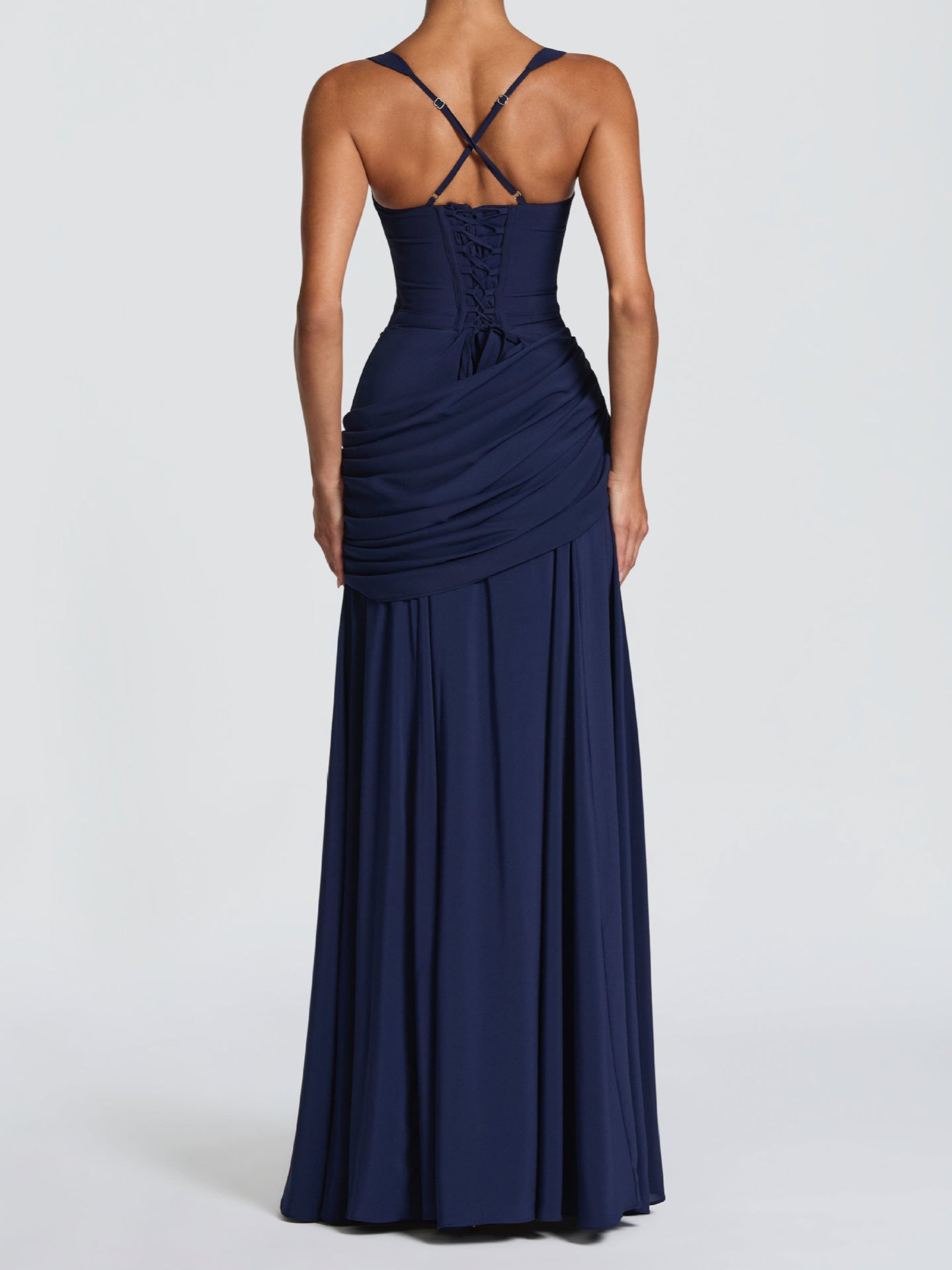 Liora Shirred Maxi Dress