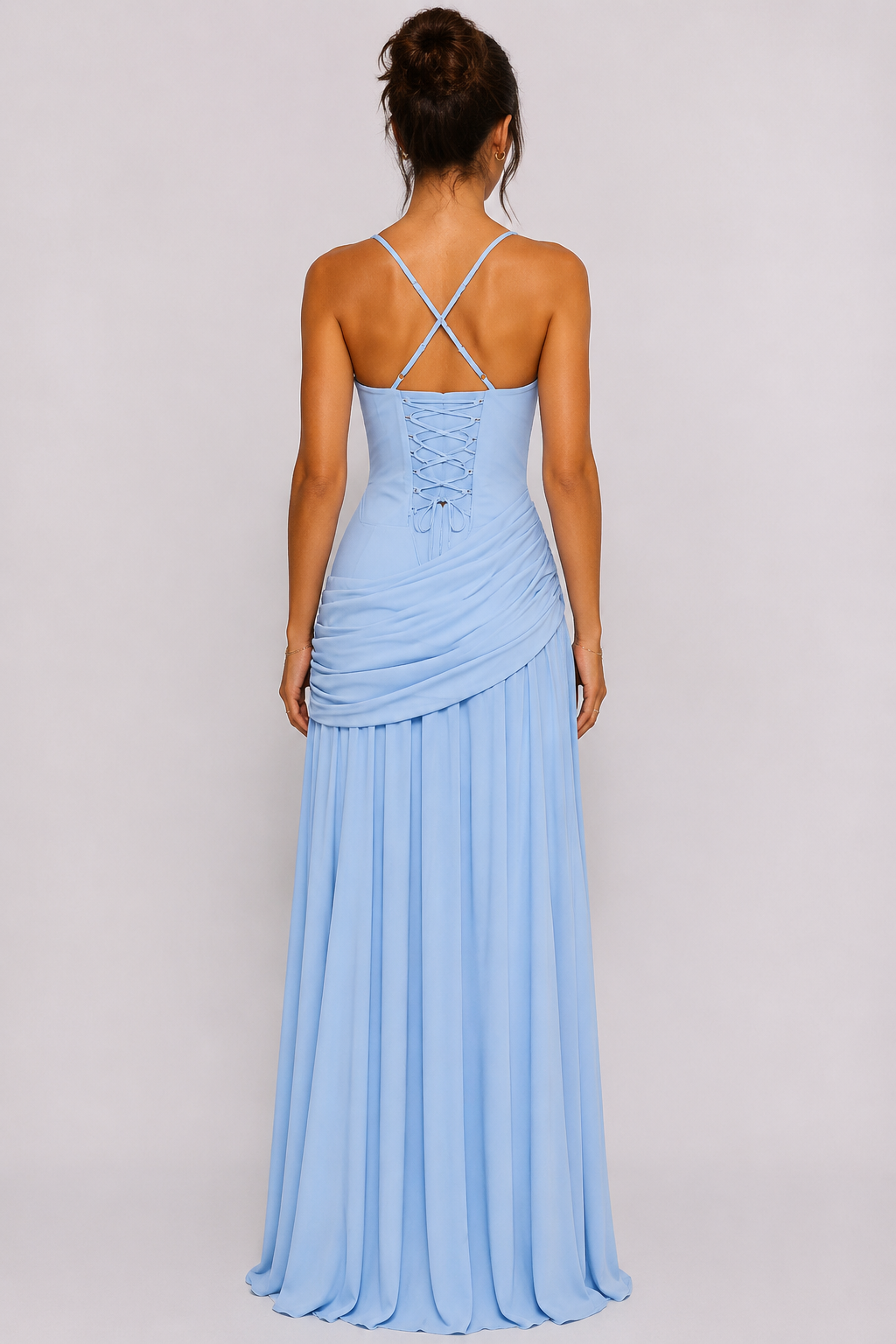 Liora Shirred Maxi Dress