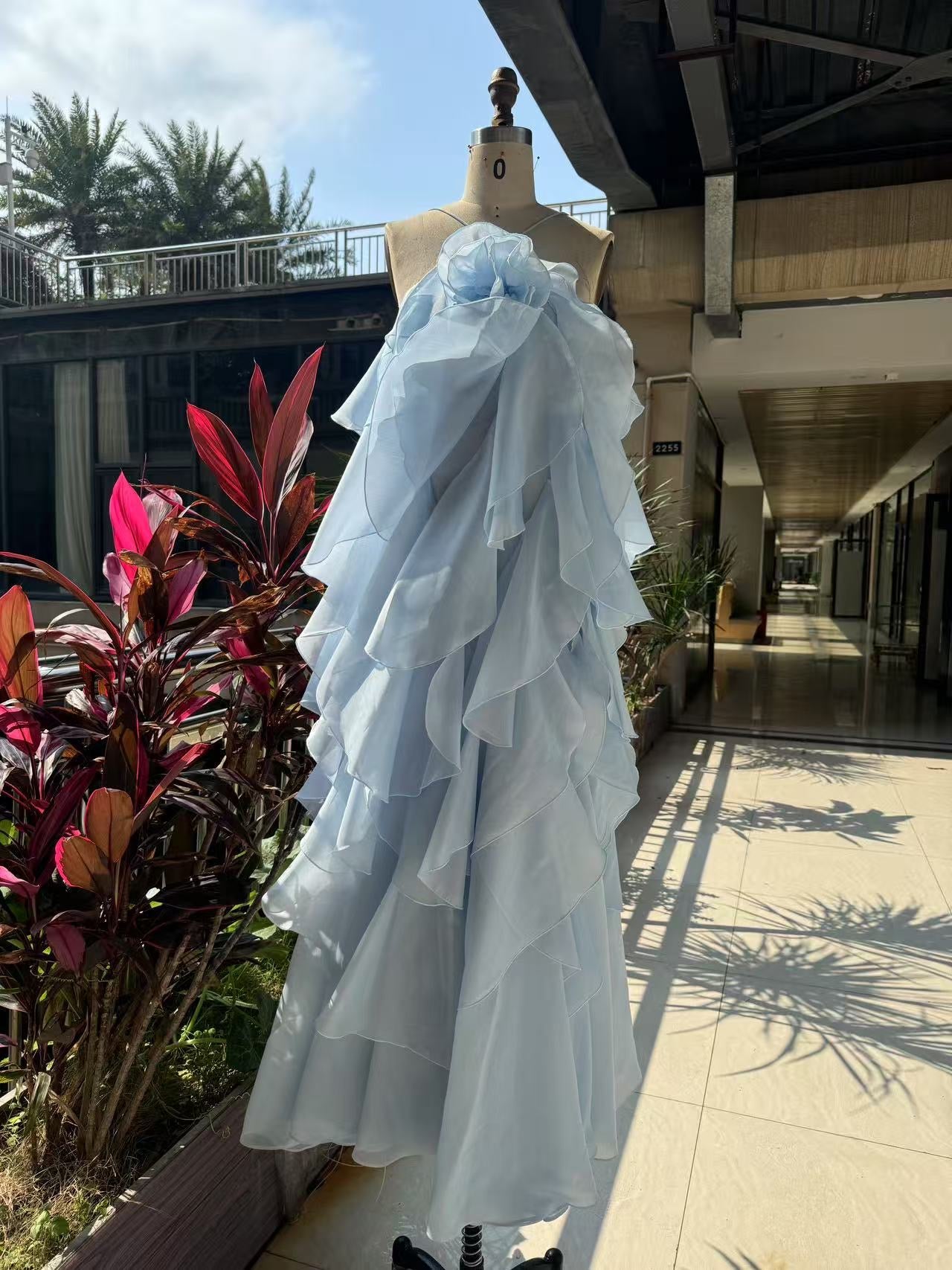 Valeria Ruffle Maxi Dress