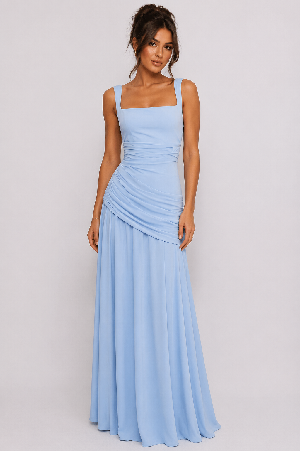 Liora Shirred Maxi Dress