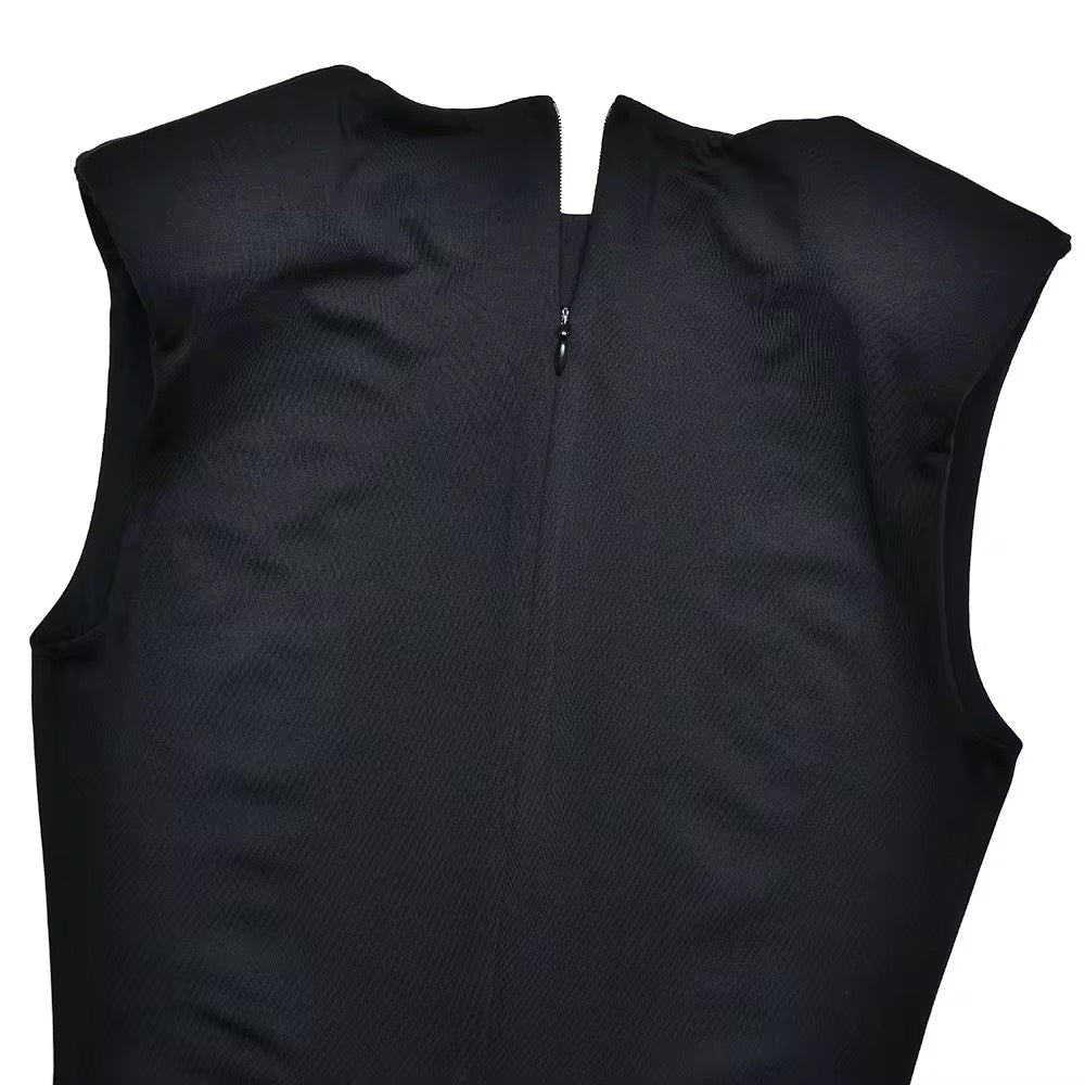 Satin Maxikjole