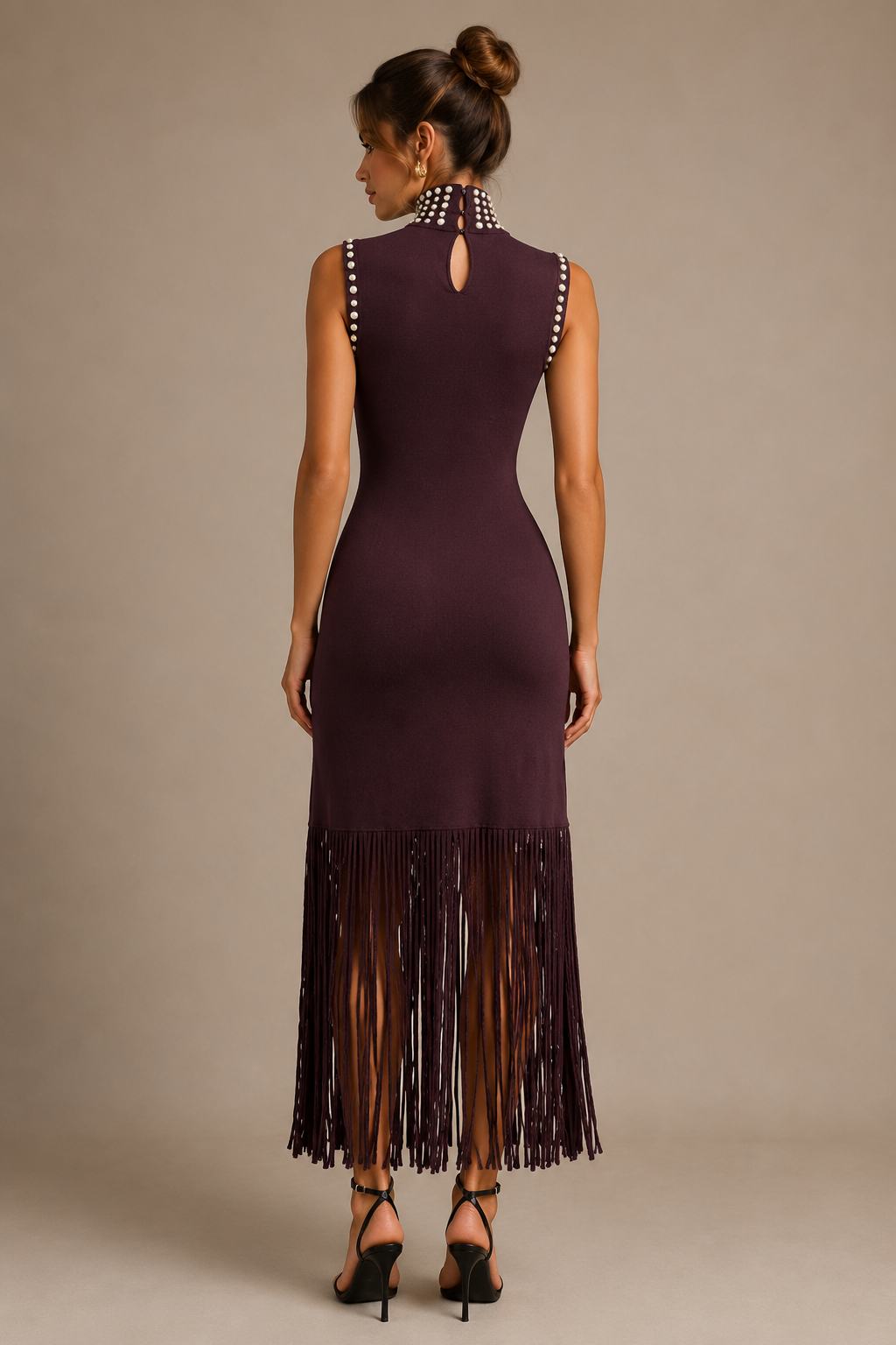 Aurex Rhinestone Maxi Dress