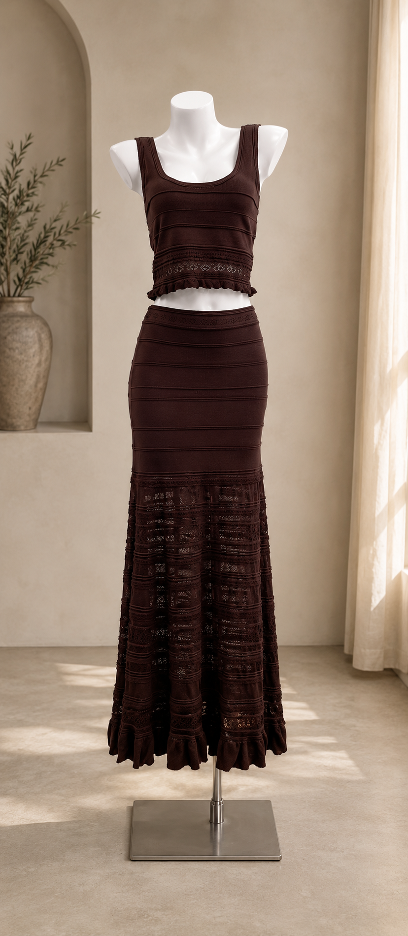 Lunara Lace Knit Set