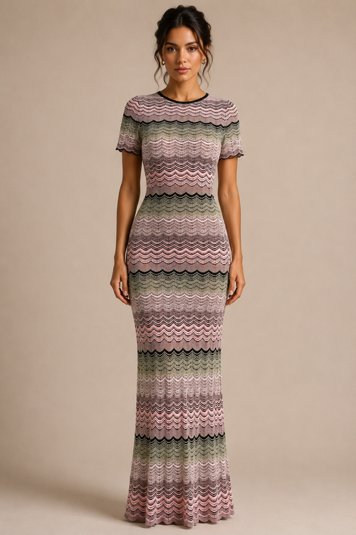 Serina Stripe Maxi Dress