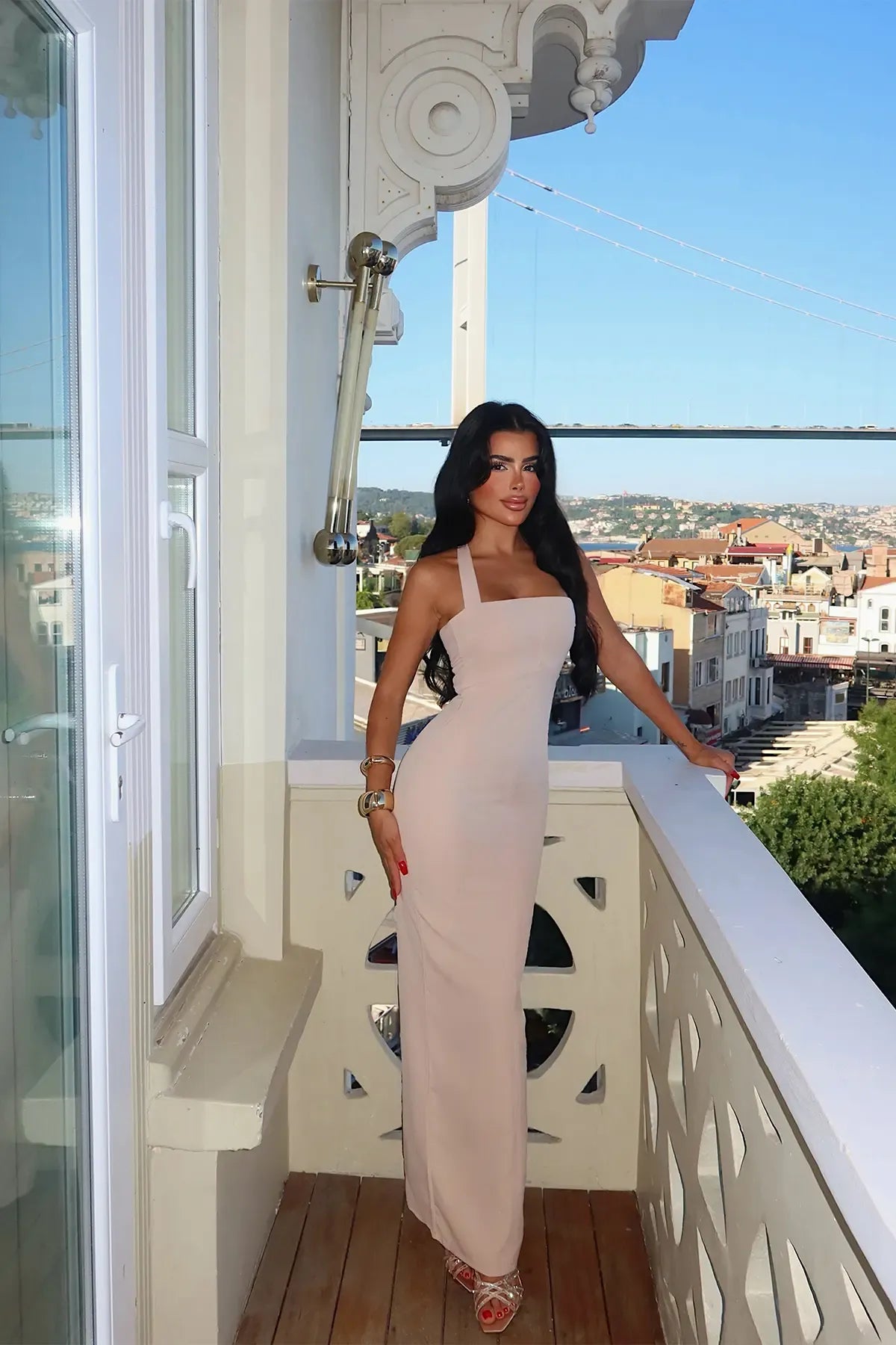 Cream Elroya Dress