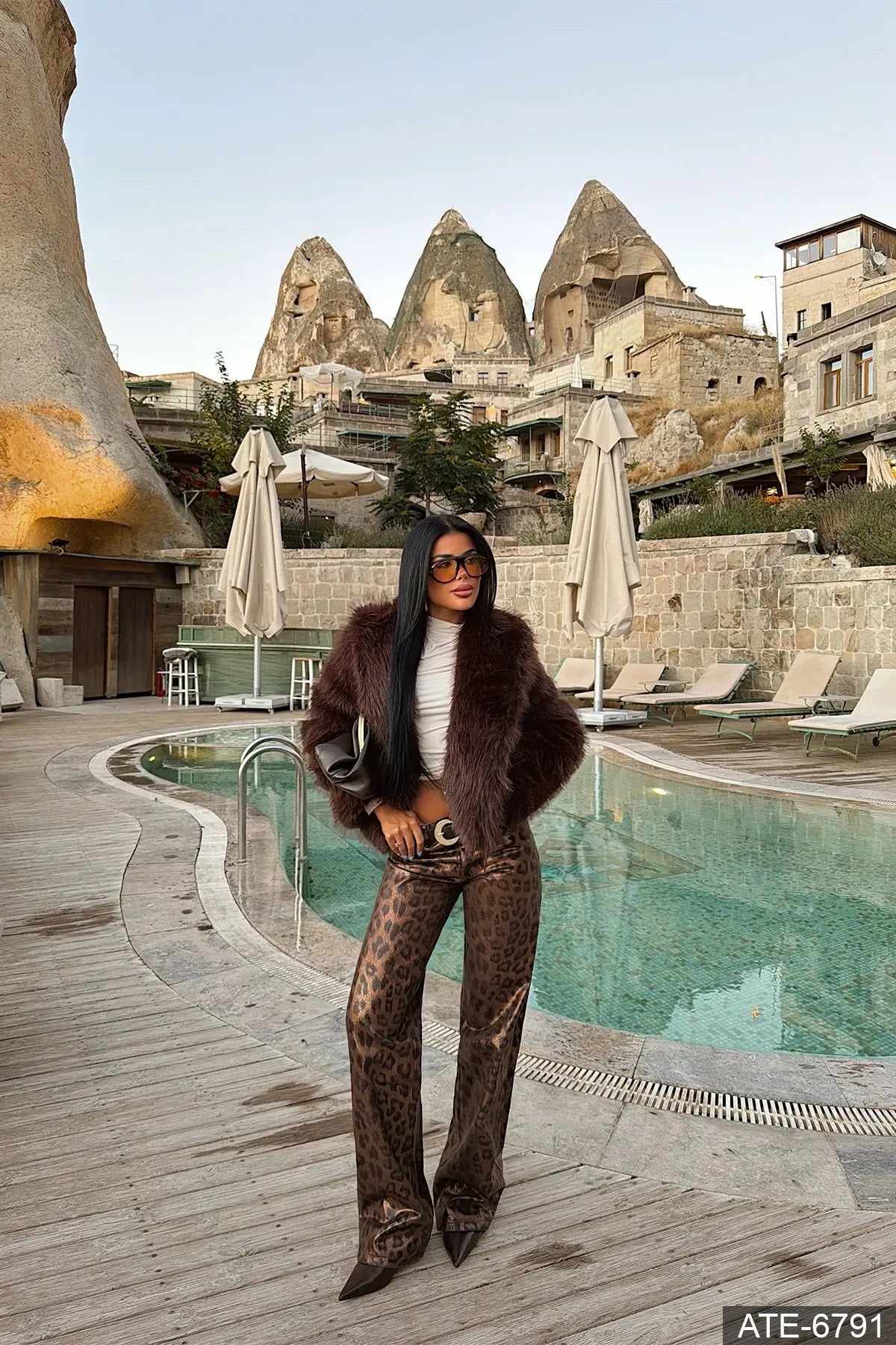 Dark Brown Rufina Fur