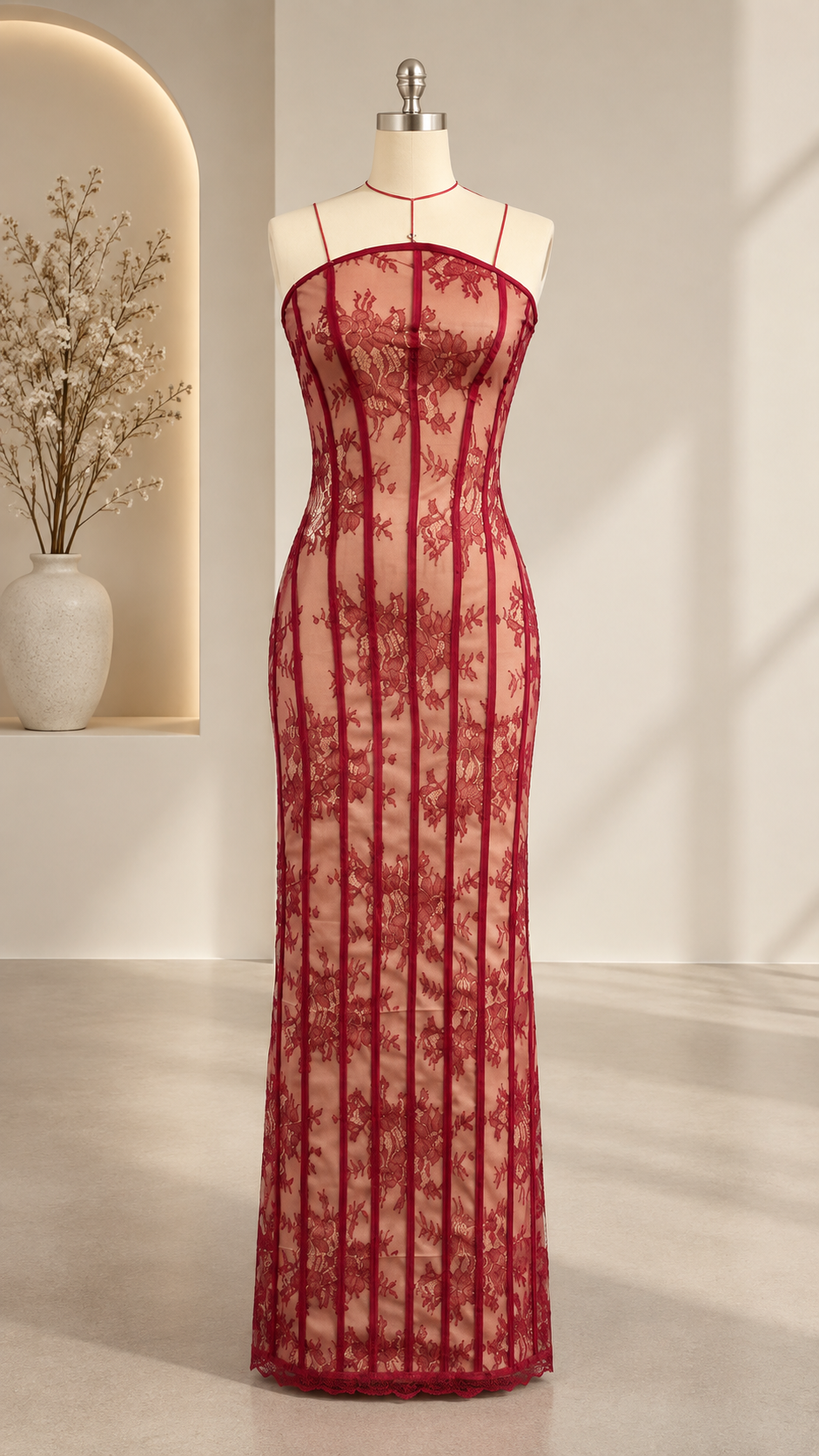 Vesper Lace Corset Gown