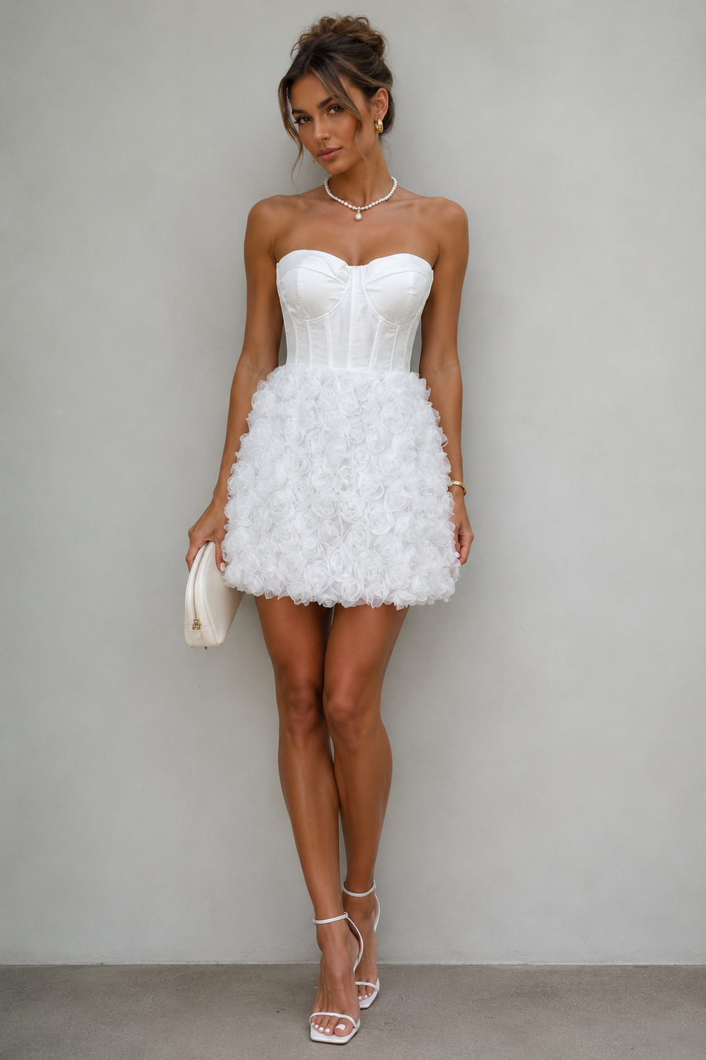 Elite Muse Strapless Mini Dress