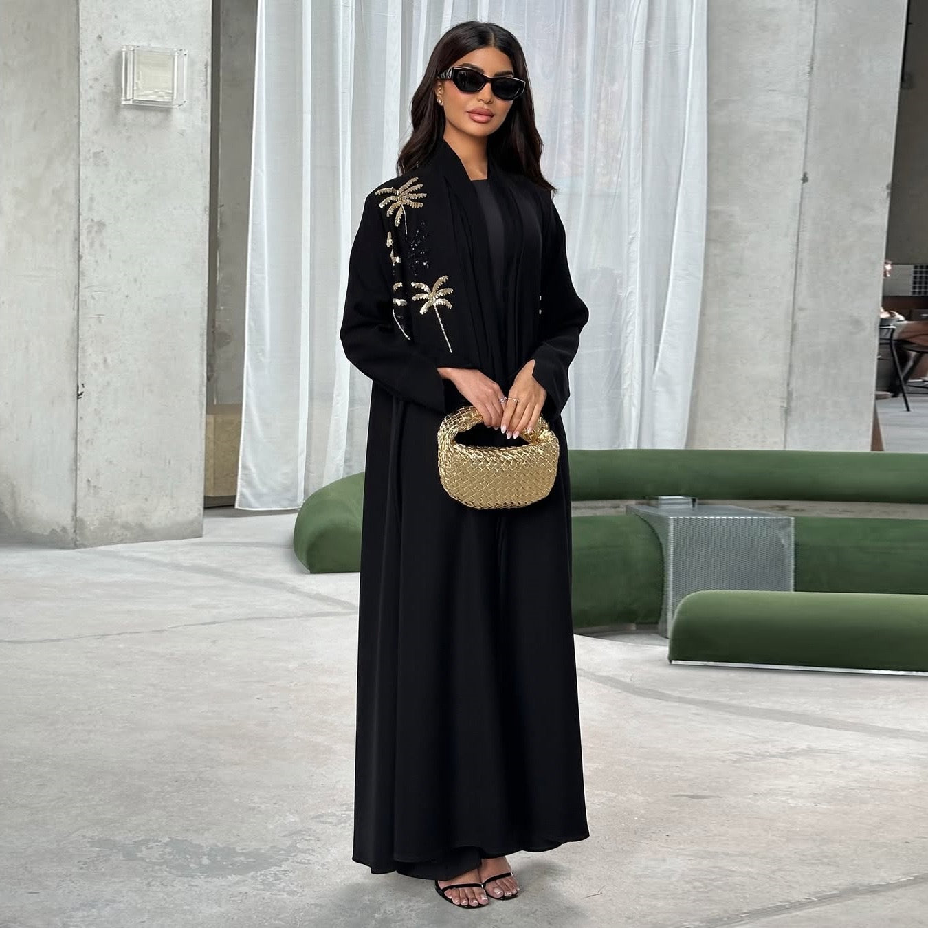 Sequin Abaya