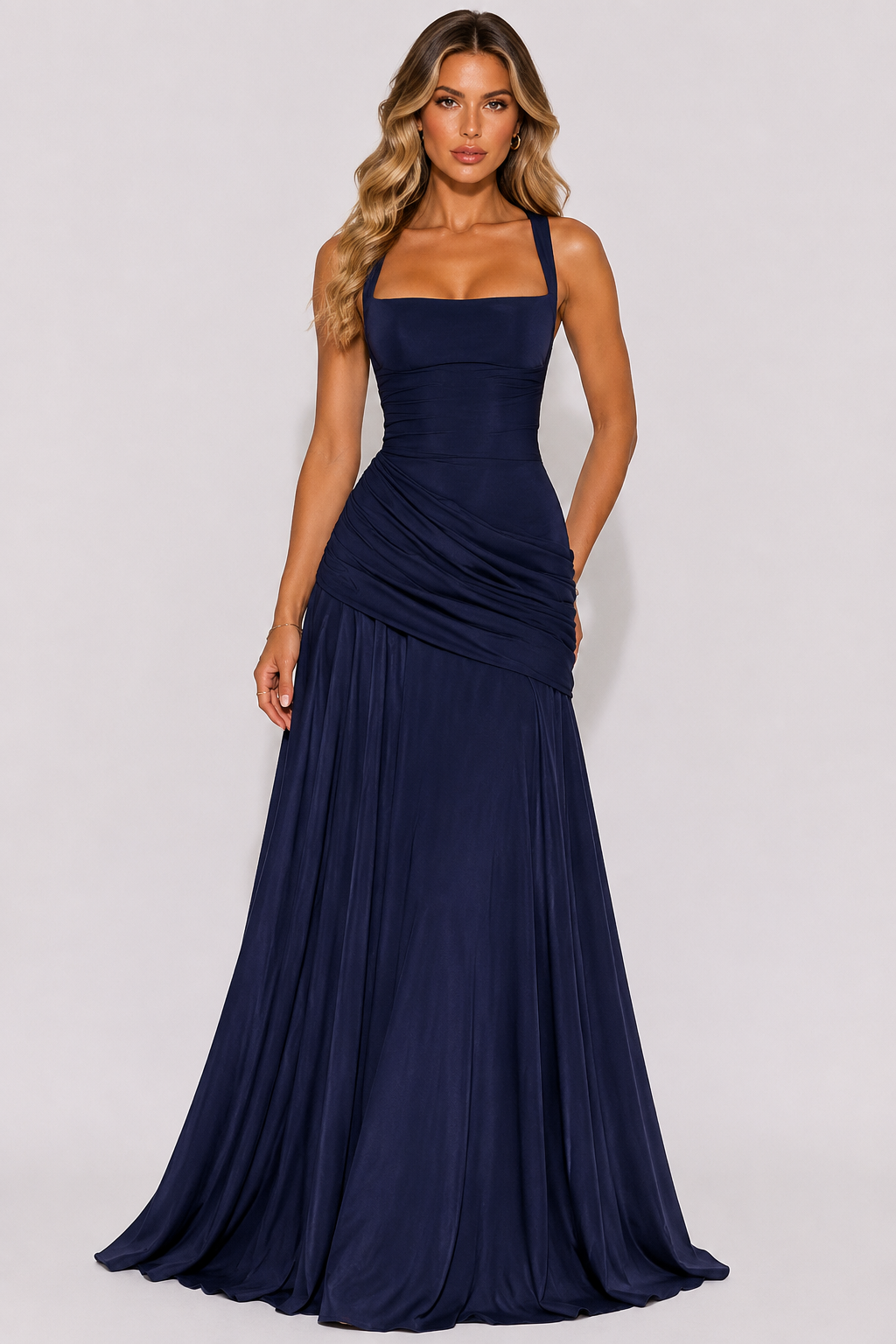 Liora Shirred Maxi Dress