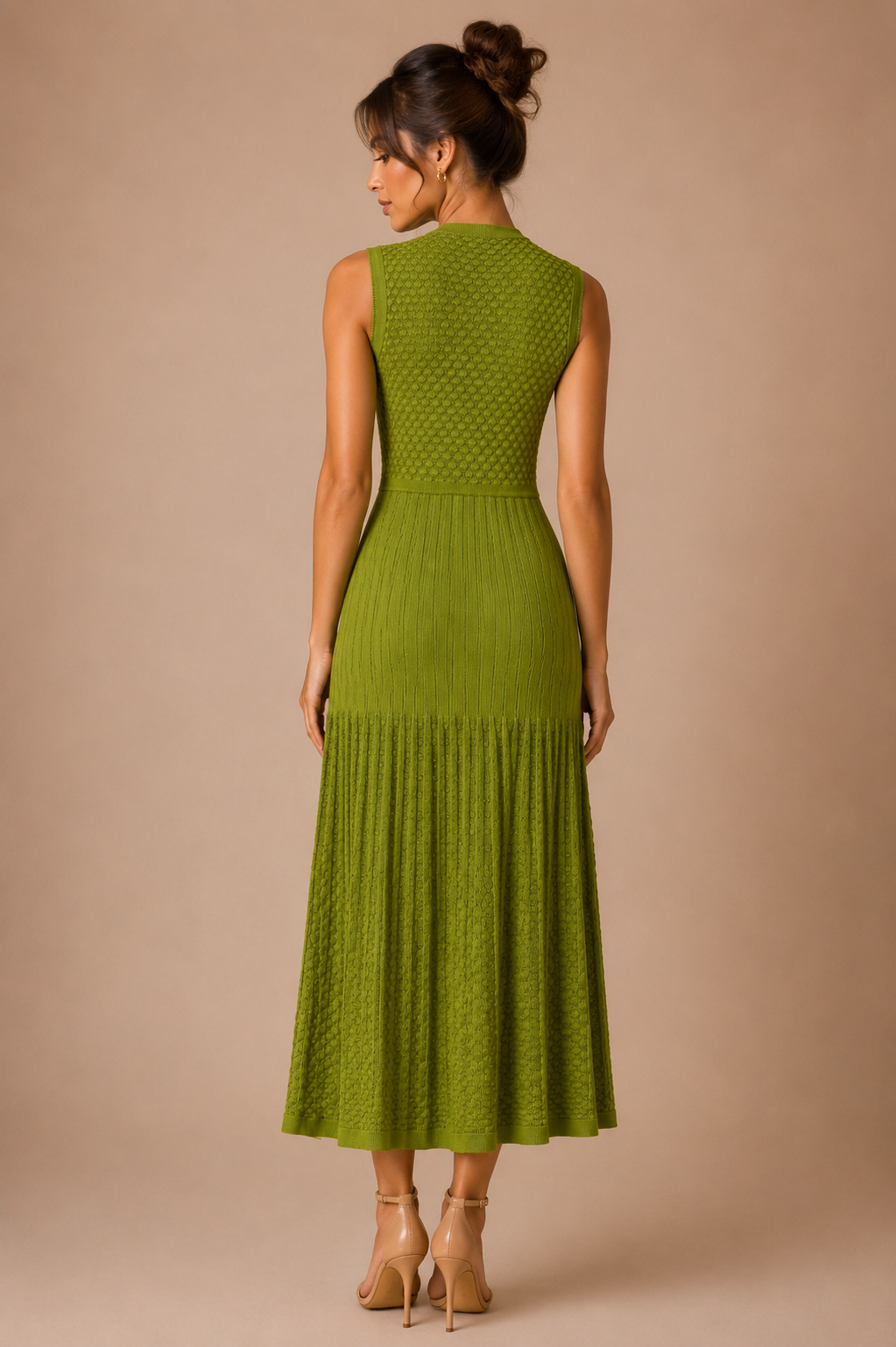 Verlina Hollow Knit Maxi Dress