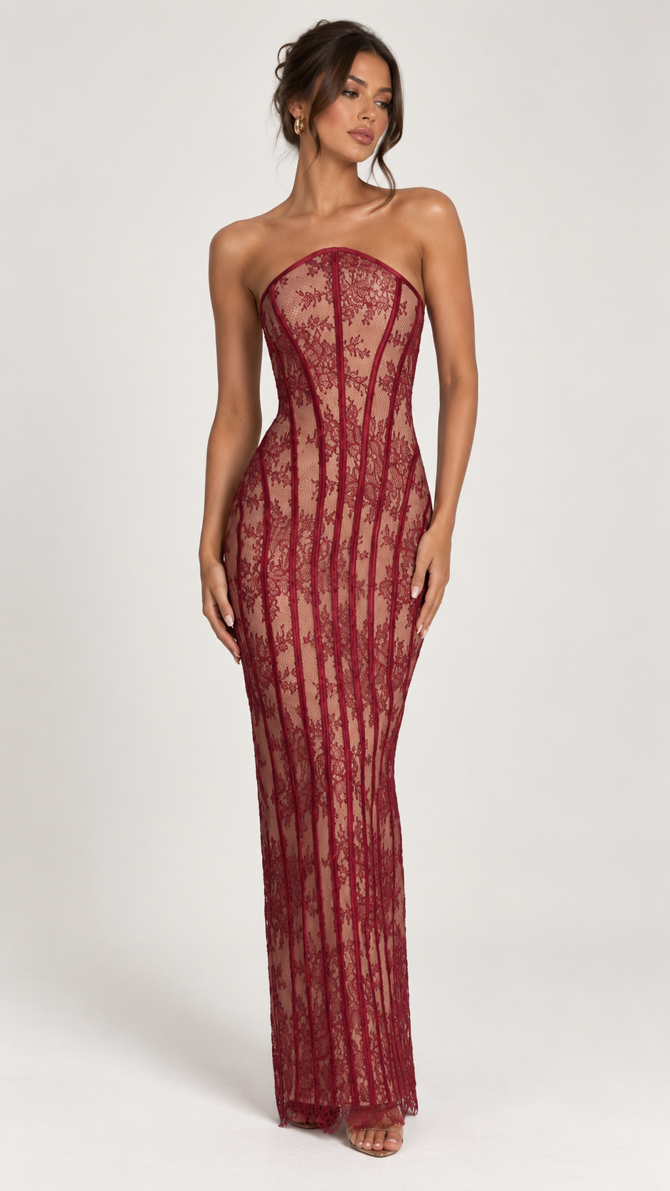 Vesper Lace Corset Gown