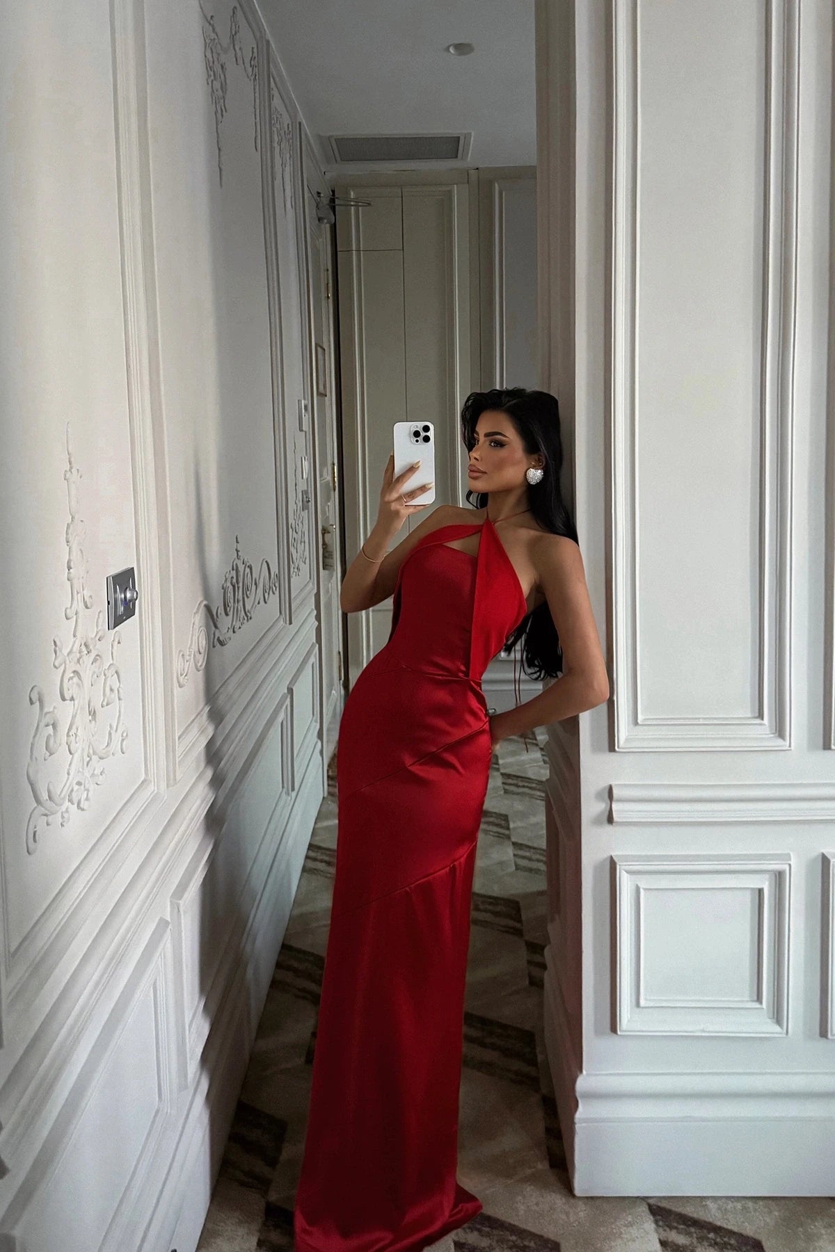 Red Diane Tie Dress