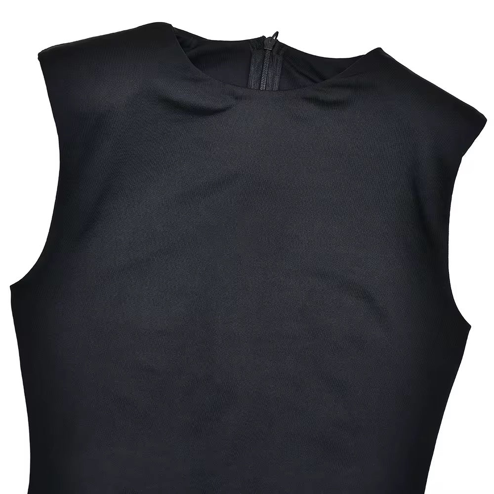 Satin Maxikjole