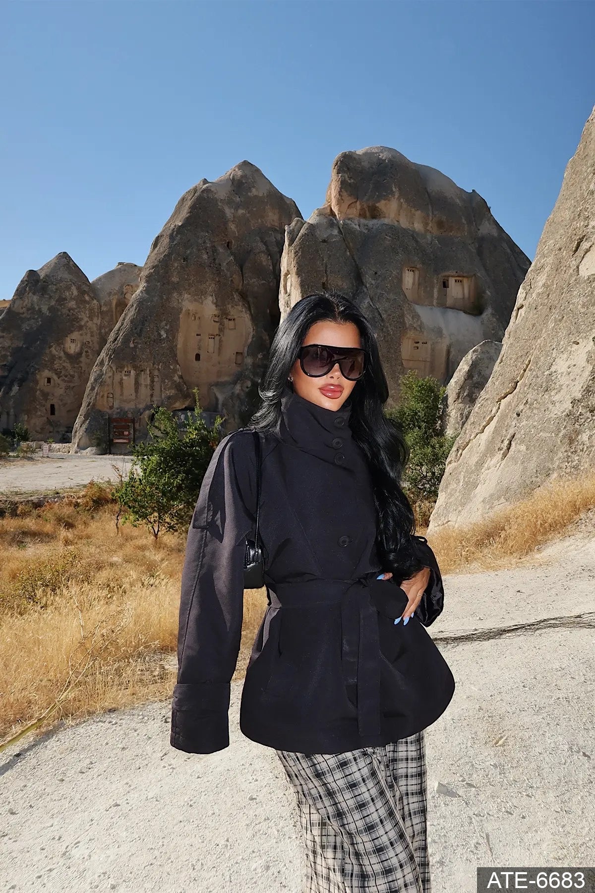 Black Jacket with Sleeve Detail