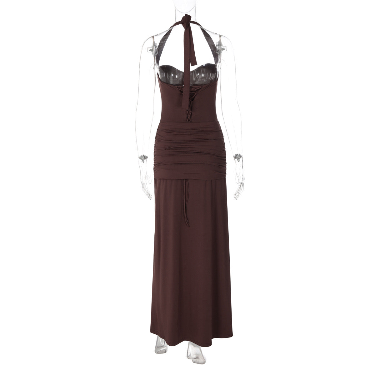 Zalira Halter Maxi Dress