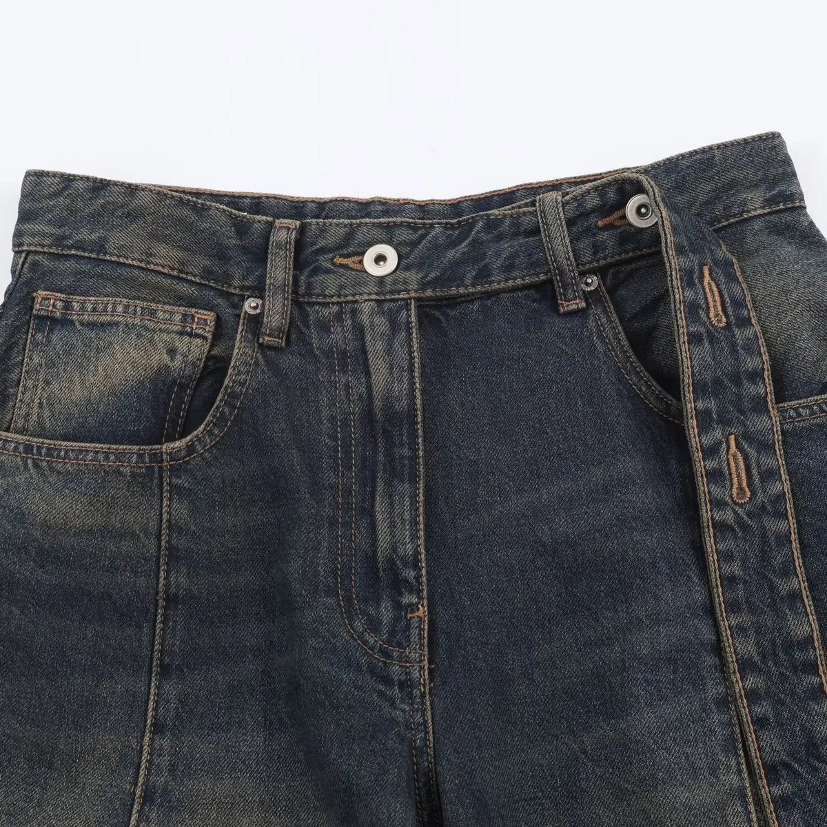 Henrike Whiskered Barrel Jeans