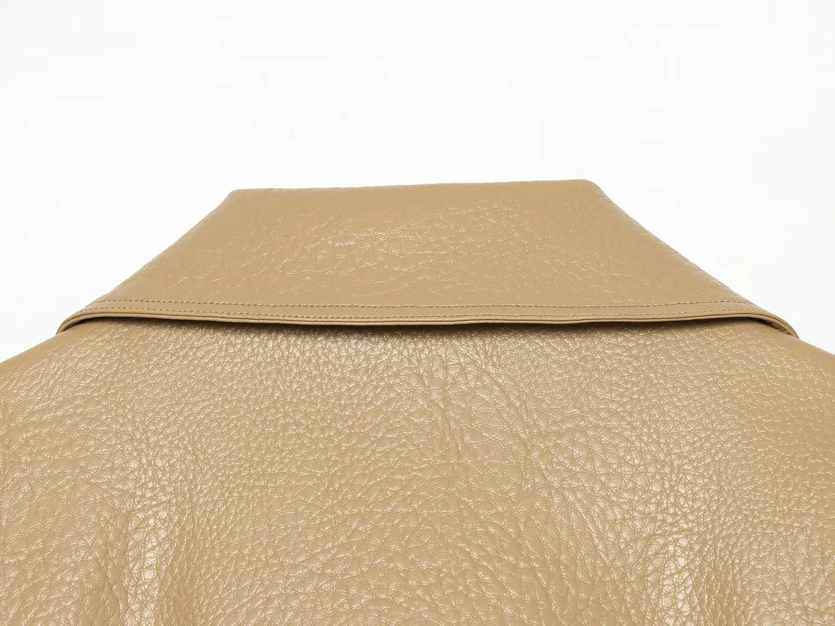 Ludmila Pebbled Leather Jacket
