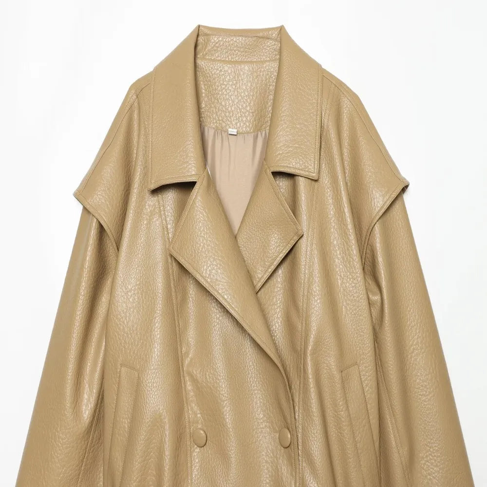 Ludmila Pebbled Leather Jacket