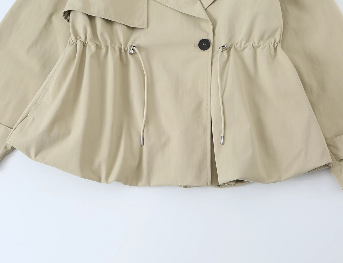 Gwendolyn Drawstring Trench