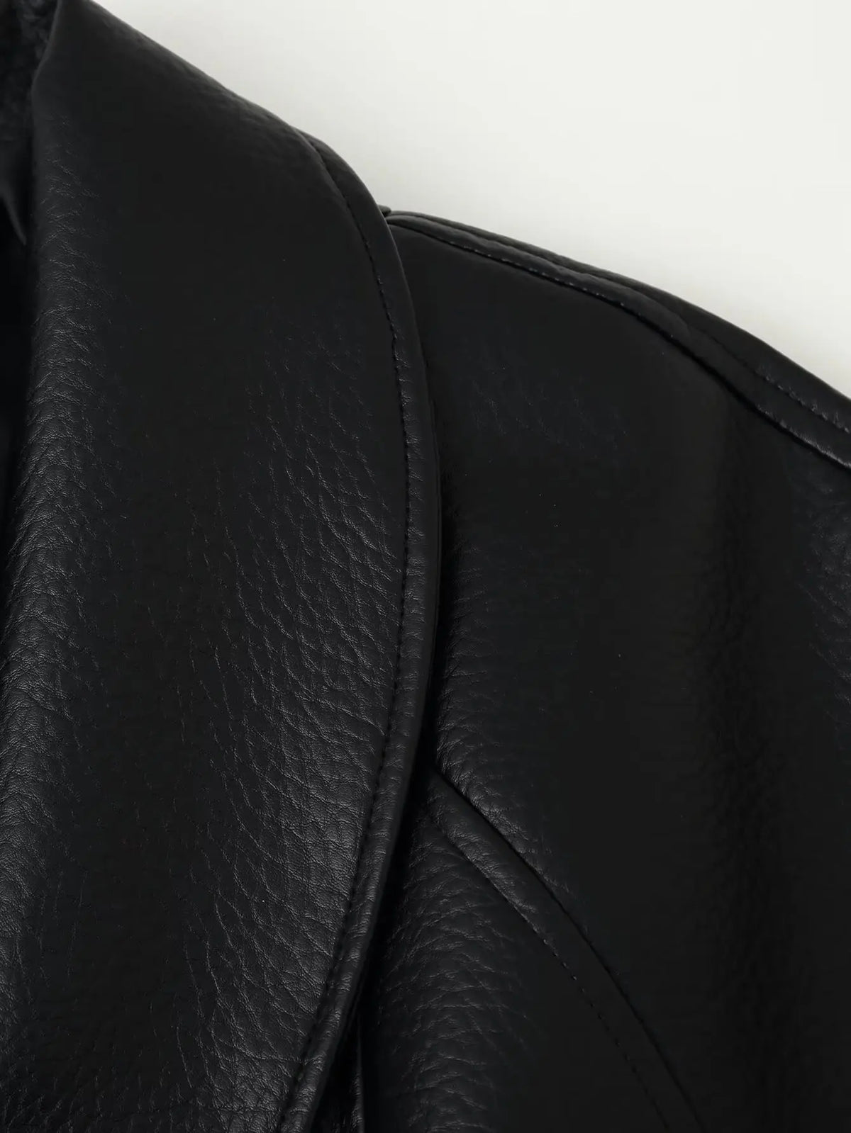 Mariska Belted PU Jacket