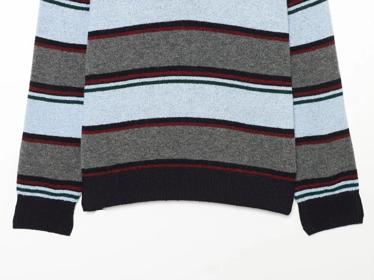 Quinby Stripe-Trim Pullover