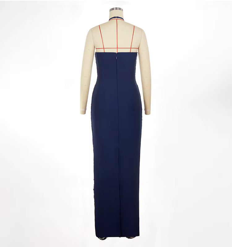 Velmira Tassel Maxi Dress