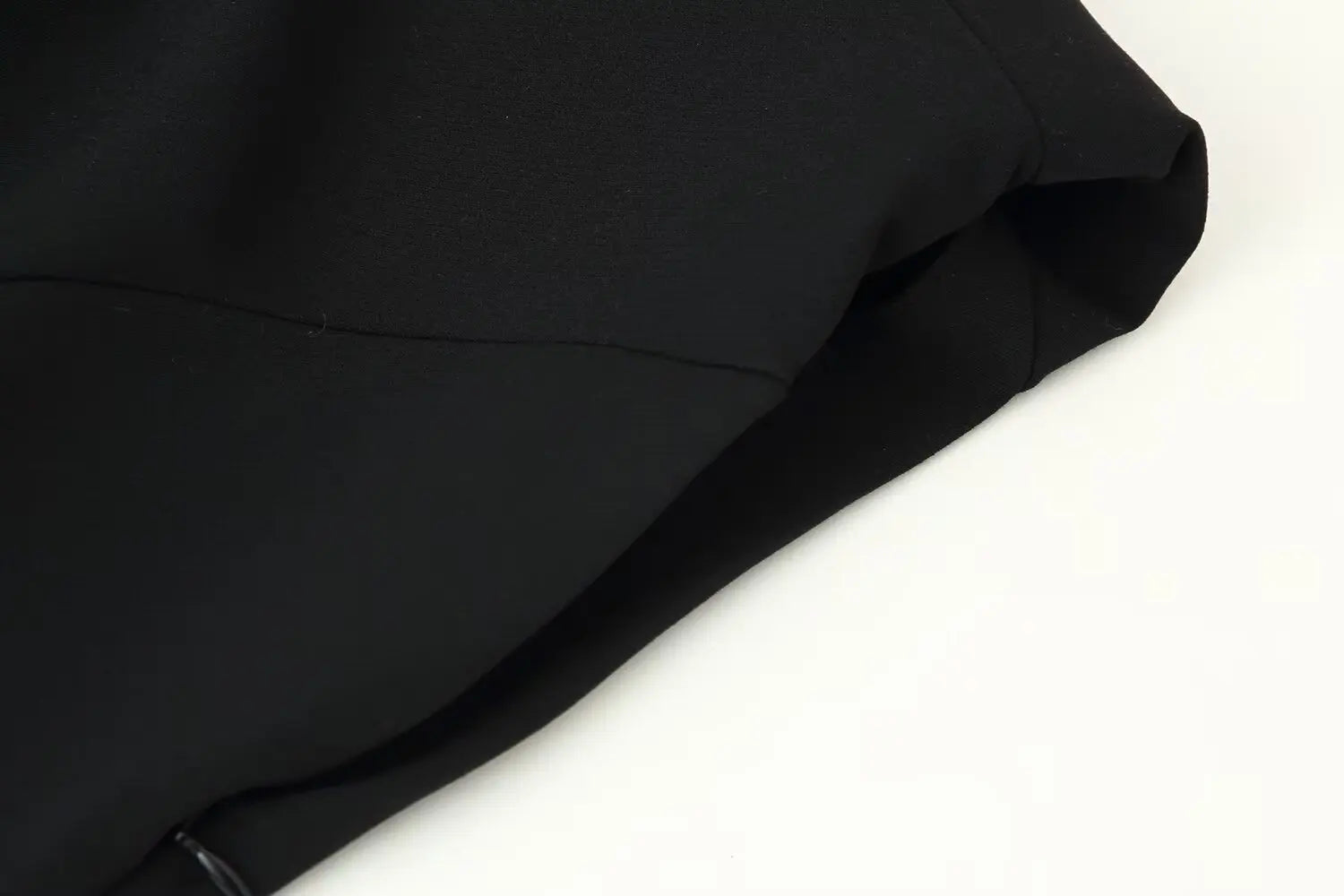 Padded Shoulder Pocket Flap Mini Dress