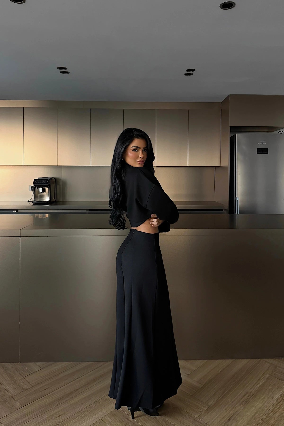 Black Elena Two-Piece Set