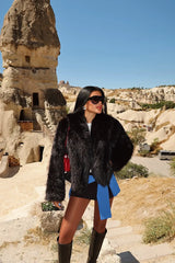 Black Rufina Fur