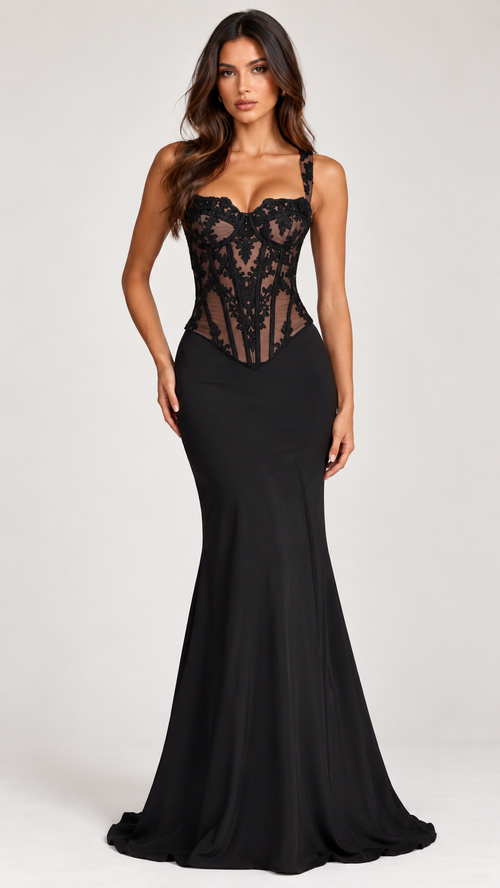 Morwenna Corset Mermaid Set