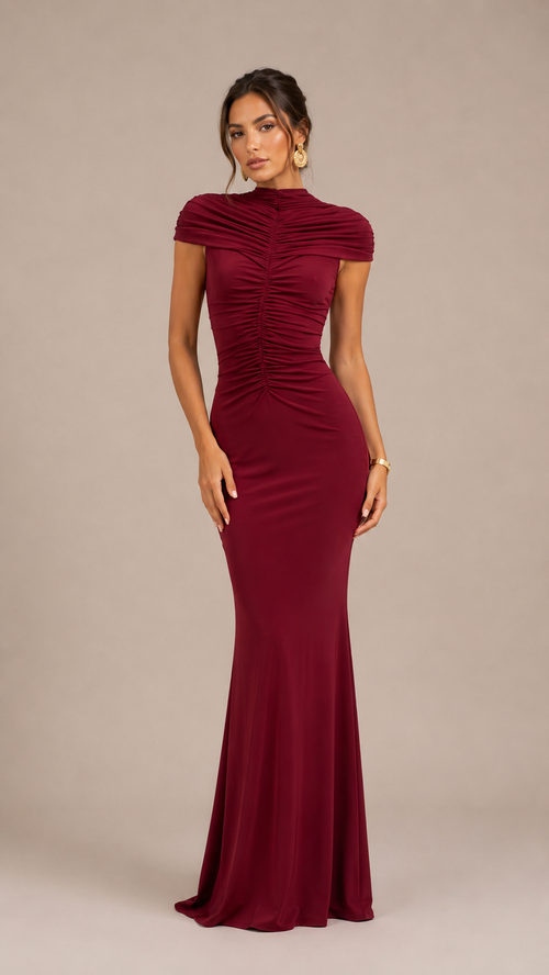 Ruched Maxi Dress
