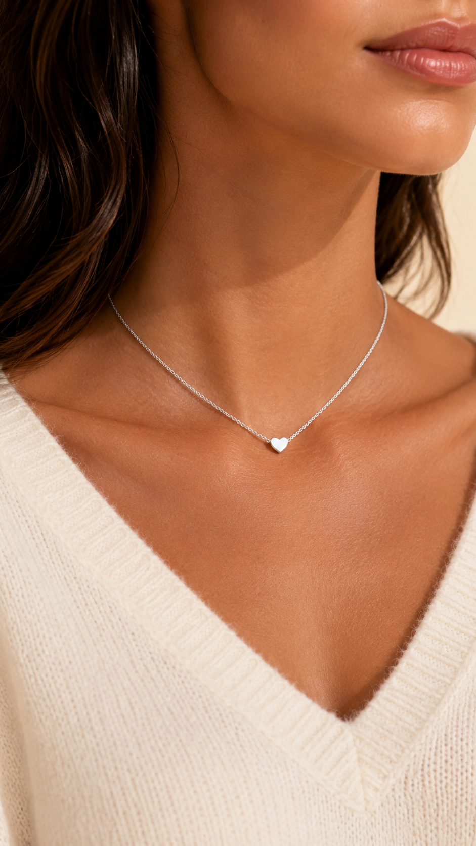 Petite Heart Pendant Choker
