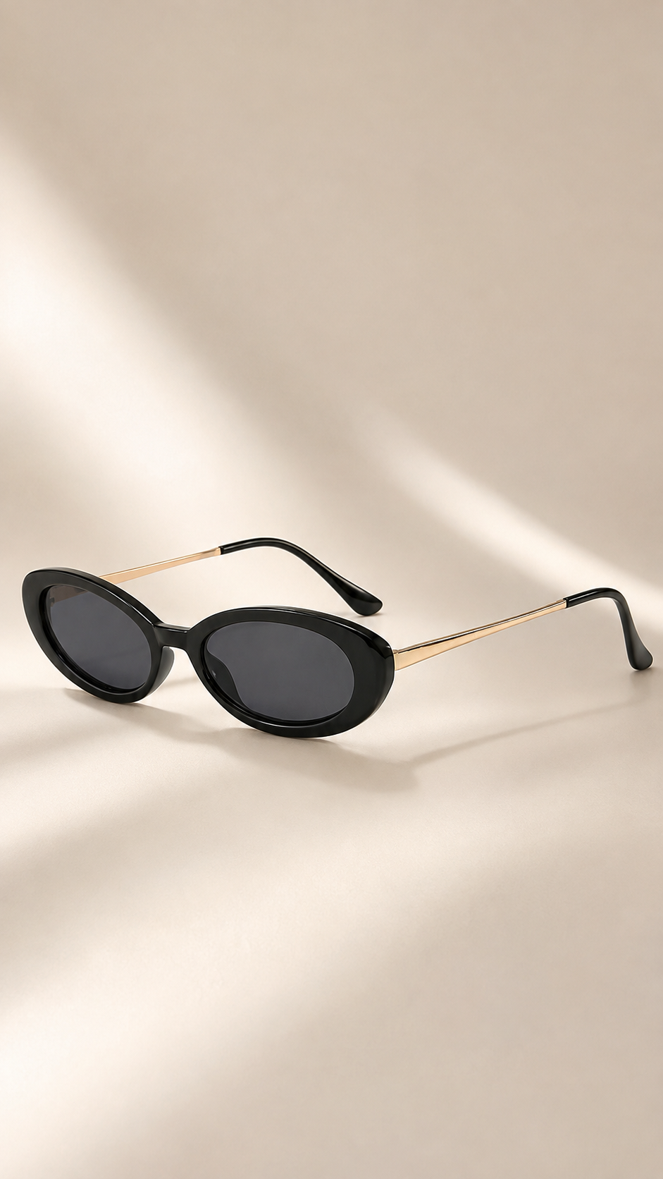 Oval Frame Retro Sunglasses