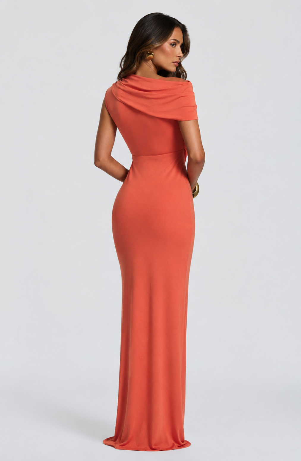 Serelix Neck Maxi Dress