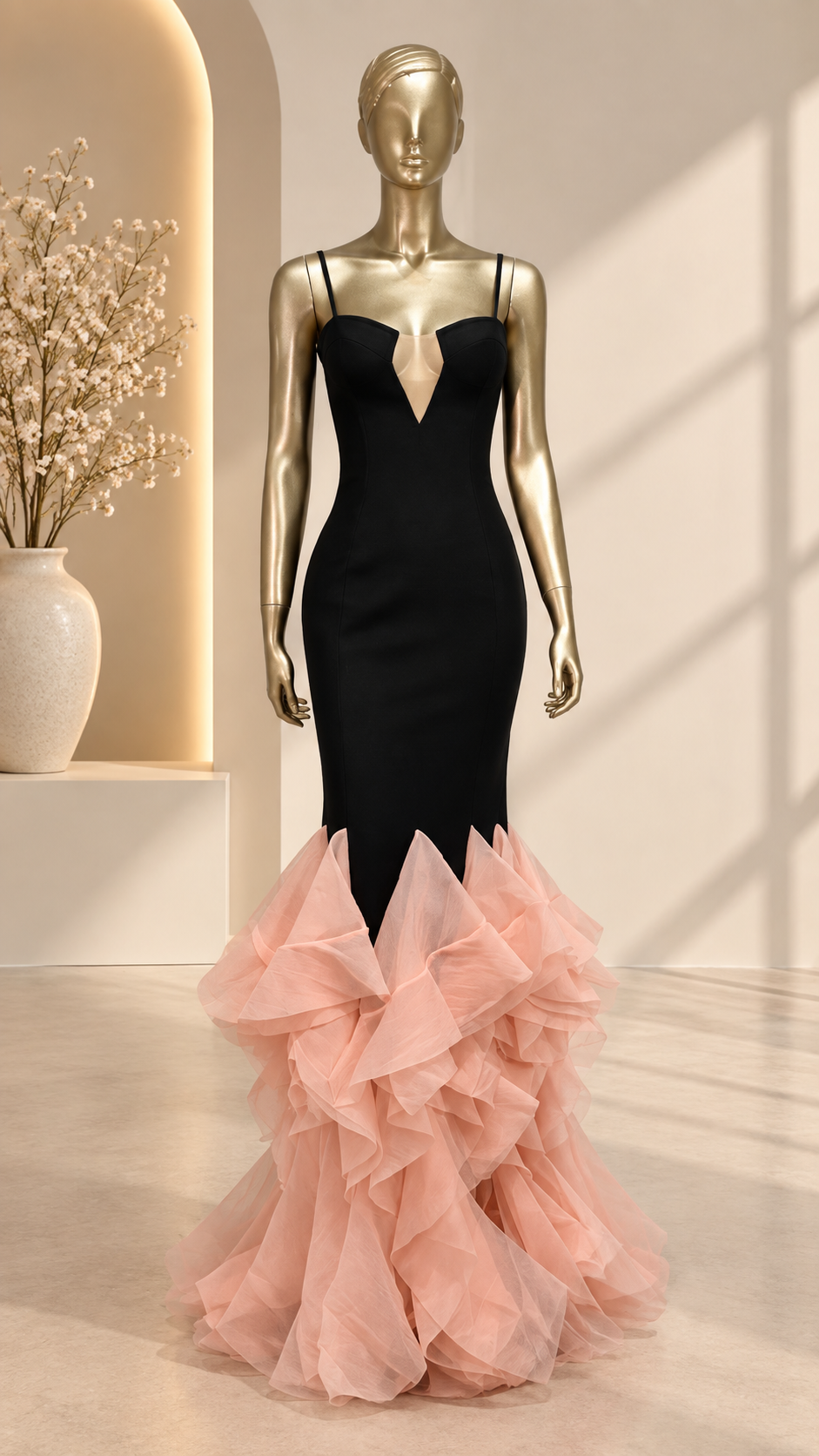 Noor Ruffle Maxi Dress