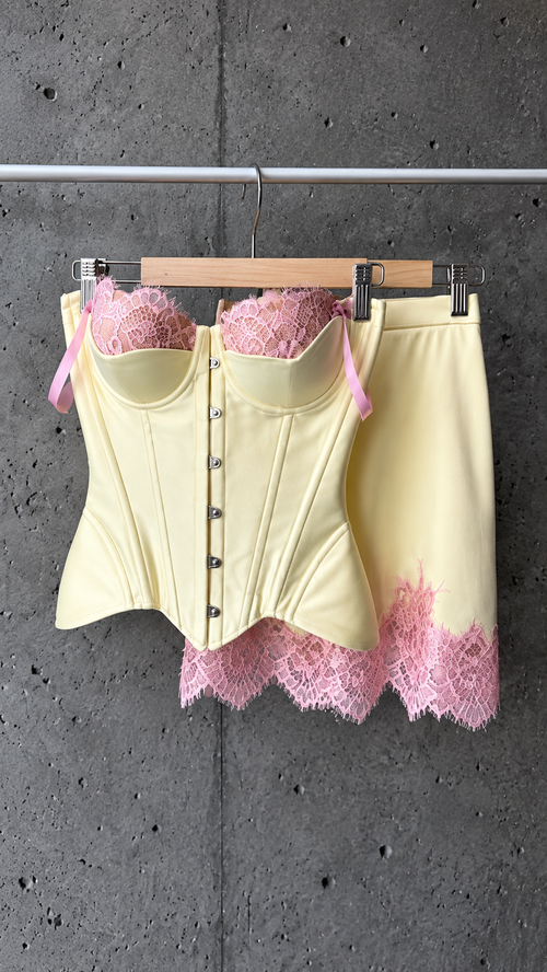 Lumi Lace Corset Skirt Set