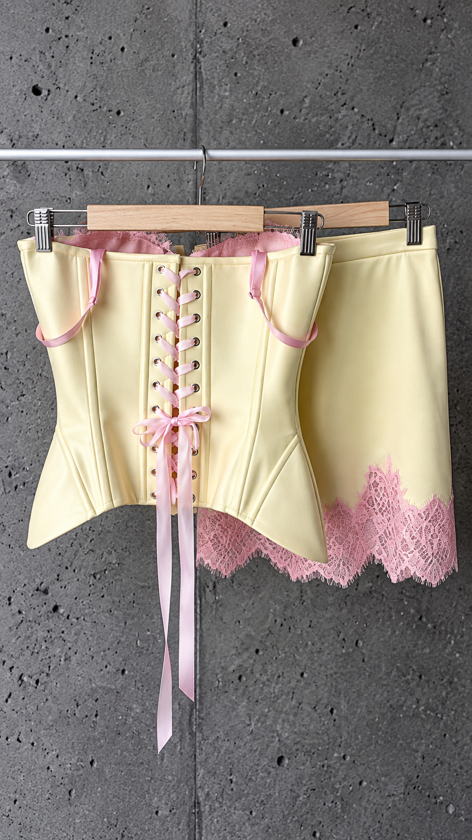 Lumi Lace Corset Skirt Set